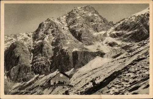 Ak Hinterhornbach, Kaufbeurer-Haus, Hornbachkette, Urbeleskarspitze