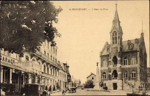 Ak Rochefort Wallonie Namur, Rathaus