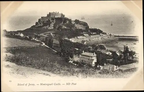 Ak Jersey Kanalinseln, Montorgueil Castle
