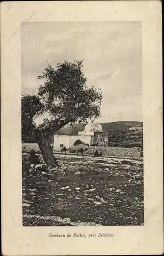 Ak Bethlehem Palästina, Grab von Rachel