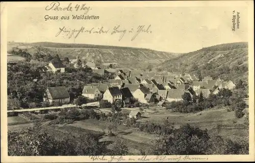 Ak Waldstetten im Ostalbkreis Württemberg, Gesamtansicht