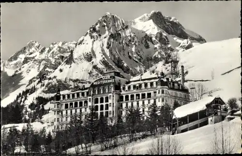 Ak Engelberg Kanton Obwalden Schweiz, Club Mediterranée, Winter