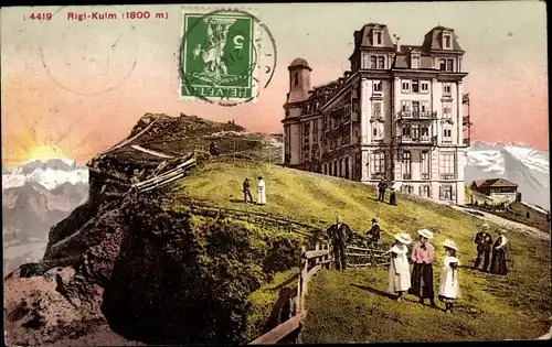 Ak Rigi Kulm Kanton Schwyz, Hotel, Gäste
