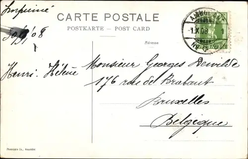 Ak Genève Genf Schweiz, La Jonction du Rhône et de L'Arve