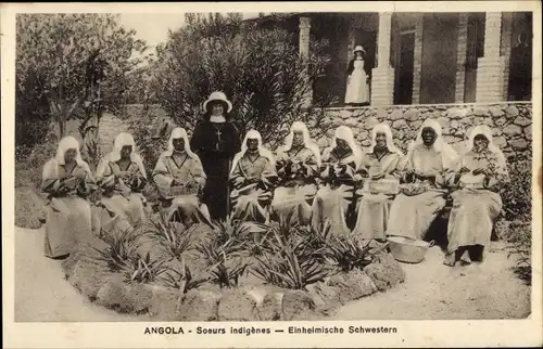 Ak Angola, Einheimische Schwestern
