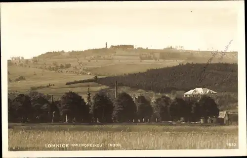 Foto Ak Lomnice nad Popelkou Region Reichenberg, Tabor, Panorama