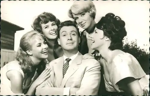 Ak Schauspielerin Gerlinde Locker, Uschi Siebert, Maria Sebald, Peter Alexander, Mara Lane, Portrait