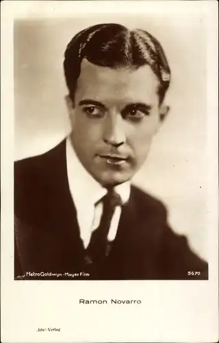 Ak Schauspieler Ramon Novarro, Portrait