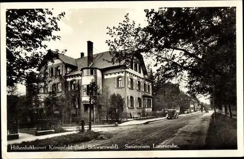 Ak Königsfeld im Schwarzwald, Sanatorium Luisenruhe