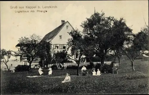 Ak Kappel Lenzkirch im Schwarzwald, Logierhaus Alb. Pfrengle