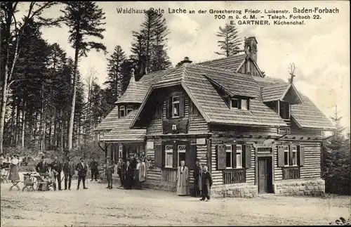 Ak Bermersbach Forbach im Schwarzwald Baden, Rote Lache