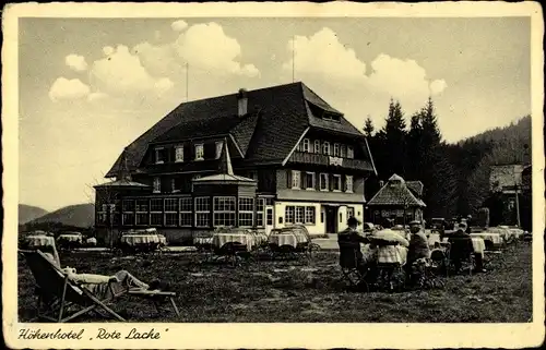 Ak Baden Baden am Schwarzwald, Hotel Rote Lache