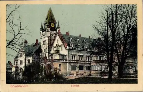 Ak Gondelsheim in Baden, Schloss