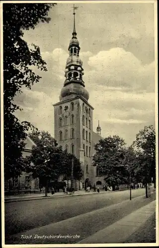 Ak Sowjetsk Tilsit Ostpreußen, Deutschordenskirche