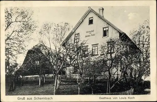 Ak Schernbach Seewald im Schwarzwald, Gasthaus von Louis Koch