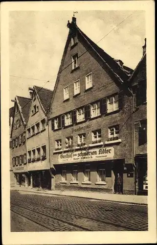 Ak Ulm an der Donau, Gasthof zum schwarzen Adler, Frauenstraße 18