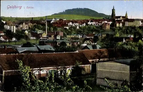 Ak Złotoryja Goldberg Schlesien, Gesamtansicht