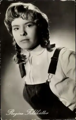 Ak Schauspielerin Regine Feldhütter, Glücksritter, Portrait