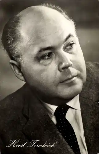 Ak Schauspieler Horst Friedrich, DEFA Film, Portrait, Lissy
