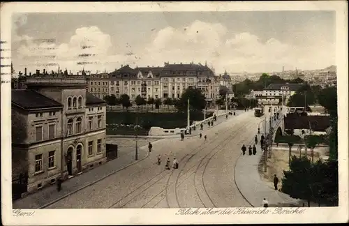 Ak Gera in Thüringen, Heinrichsbrücke