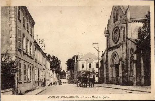 Ak Mourmelon le Grand Marne, Rue du Marechal-Joffre