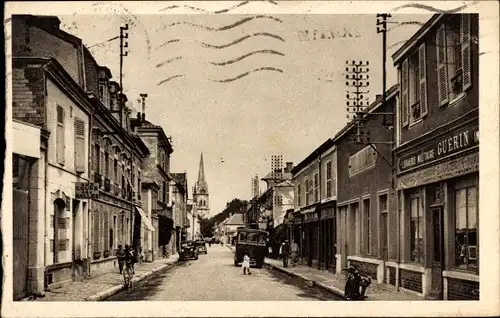 Ak Mourmelon le Grand Marne, rue du General Gouraud