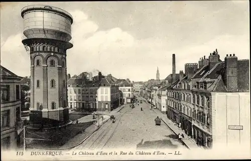 Ak Dunkerque Dunkerque Nord, Château de Eauet la Rue