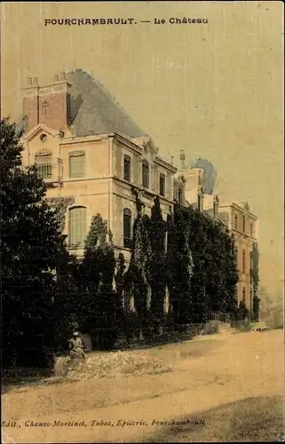 Ak Fourchambault Nièvre, Château