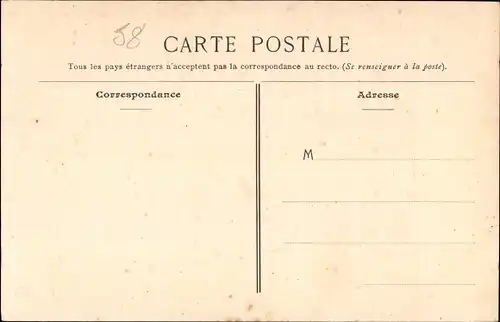 Ak Fourchambault Nièvre, Château