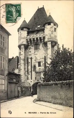 Ak Nevers Nièvre, Porte du Croux