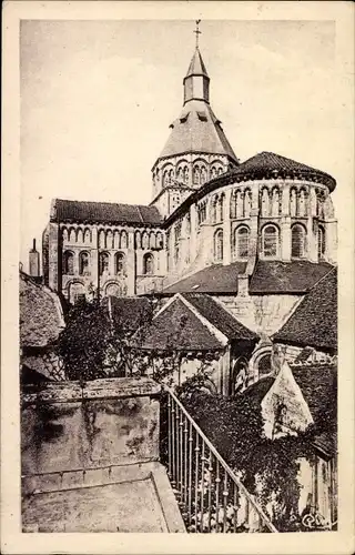 Ak La Charité sur Loire Nièvre, Apsis der Kirche