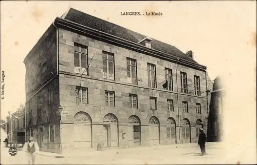 Ak Langres Haute Marne, Le Musee