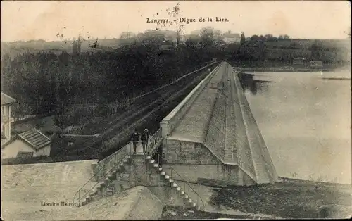 Ak Langres Haute Marne, Digue de la Liez