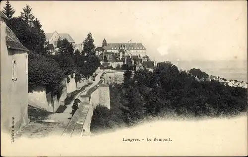 Ak Langres Haute Marne, le Rempart