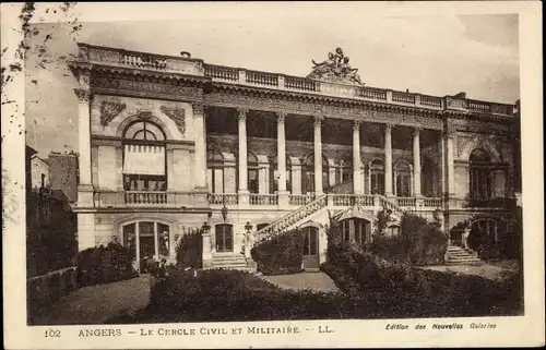 Ak Angers Maine et Loire, le Cercle Civil et Militaire