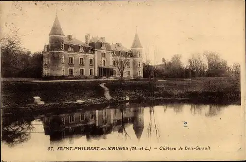 Ak Saint Philbert en Mauges Maine et Loire, Château de Bois Girault