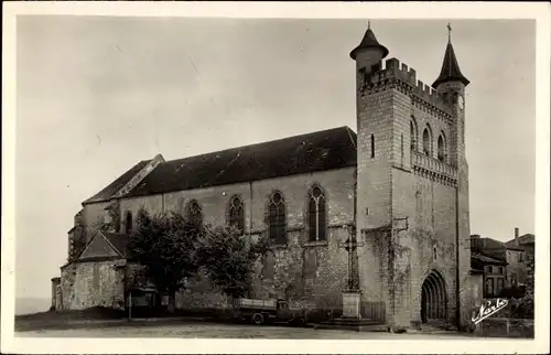 Ak Monflanquin Lot et Garonne, Kirche Saint-Andre
