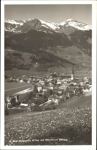 Ak Bad Hofgastein in Salzburg, Ortsansicht, Hundskopf