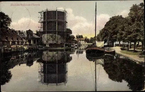 Ak Hoorn Nordholland Niederlande, Modderbakken