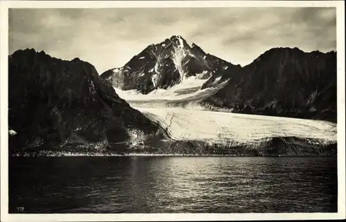 Ak Magdalena Bay Spitsbergen Spitzbergen Norwegen, Gletscher
