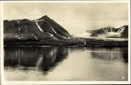 Ak Kingsbay Spitsbergen Spitzbergen Norwegen, Landschaftsmotiv in der Königsbucht