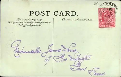 Ak Cliftonville Kent England, Die Klippen