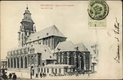 Ak Bruxelles Brüssel, Eglise de la Chapelle