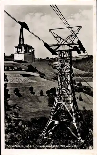 Ak Freiburg im Breisgau, Schauinsland, Luftseilbahn