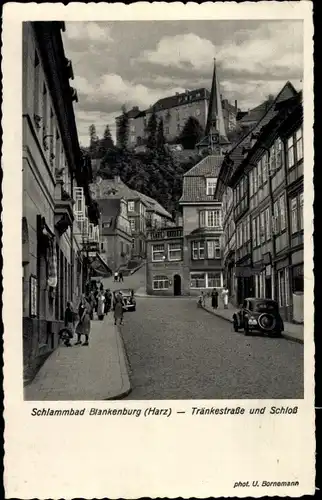 Ak Blankenburg im Harz, Tränkestraße, Schloss