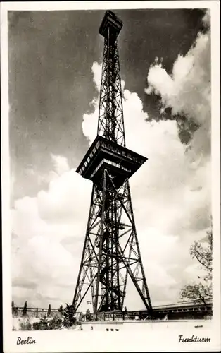 Ak Berlin Charlottenburg Westend, Funkturm