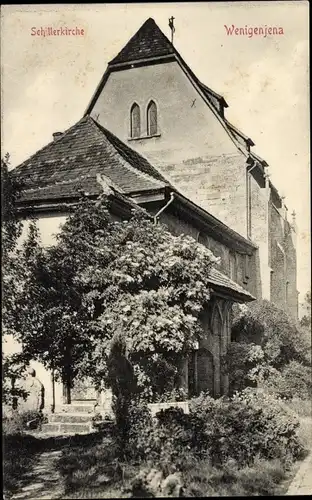 Ak Wenigenjena Jena in Thüringen, Schillerkirche