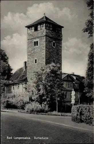 Ak Bad Langensalza in Thüringen, Butterturm