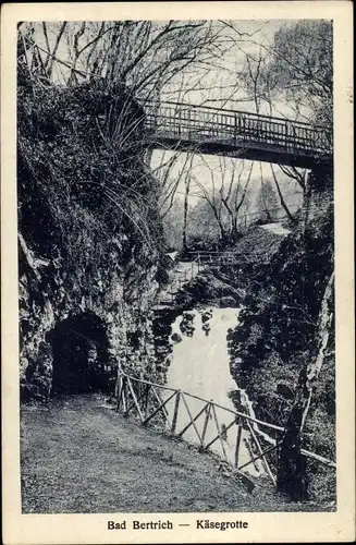 Ak Bad Bertrich an der Mosel Eifel, Käsegrotte