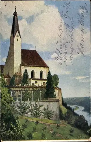 Ak Pullach im Isartal Oberbayern, Kirche